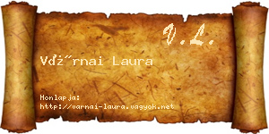 Várnai Laura névjegykártya